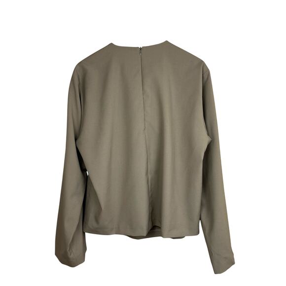 Róhe Draped Virgin Wool Long Sleeve Top - Picture 11 of 13